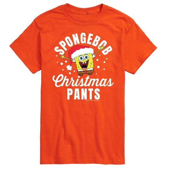 SpongeBob SquarePants - Christmas Pants - Men's Short Sleeve Graphic T-Shirt
