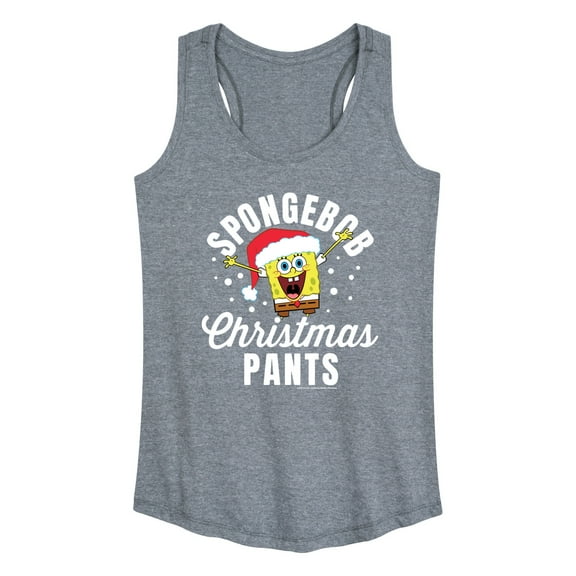 SpongeBob SquarePants - Christmas Pants - Women's Racerback Tank Top