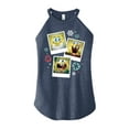 thumbnail image 1 of SpongeBob SquarePants - Christmas Photo Collage - Juniors High Neck Tank Top, 1 of 6