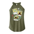 thumbnail image 1 of SpongeBob SquarePants - Christmas Photo Collage - Juniors High Neck Tank Top, 1 of 6