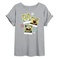 thumbnail image 1 of SpongeBob SquarePants - Christmas Photo Collage - Women's Oversized T-Shirt, 1 of 6