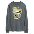 thumbnail image 1 of SpongeBob SquarePants - Christmas Photo Collage - Men's Long Sleeve T-Shirt, 1 of 6