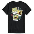 thumbnail image 1 of SpongeBob SquarePants - Christmas Photo Collage - Men's Short Sleeve Graphic T-Shirt, 1 of 6