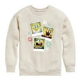 thumbnail image 1 of SpongeBob SquarePants - Christmas Photo Collage - Toddler And Youth Crewneck Fleece Sweatshirt, 1 of 6