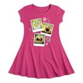 thumbnail image 1 of SpongeBob SquarePants - Christmas  Photo Collage - Toddler And Youth Girls Fit And Flare Dress, 1 of 1
