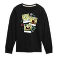 thumbnail image 1 of SpongeBob SquarePants - Christmas Photo Collage - Toddler And Youth Long Sleeve Graphic T-Shirt, 1 of 6