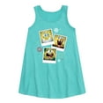 thumbnail image 1 of SpongeBob SquarePants - Christmas  Photo Collage - Toddler and Youth Girls A-line Dress, 1 of 5