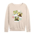 thumbnail image 1 of SpongeBob SquarePants - Christmas Photo Collage - Women's Lightweight French Terry Long Sleeve Shirt, 1 of 6