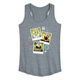 thumbnail image 1 of SpongeBob SquarePants - Christmas Photo Collage - Women's Racerback Tank Top, 1 of 6