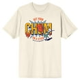 thumbnail image 1 of SpongeBob SquarePants Chum Bucket Get Your Chum On A Stick Men's Natural Short Sleeve Tee-XL, 1 of 4