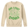 thumbnail image 1 of SpongeBob SquarePants -  Clover Tonal Washed - Men's Crew Fleece Sweatshirt, 1 of 4