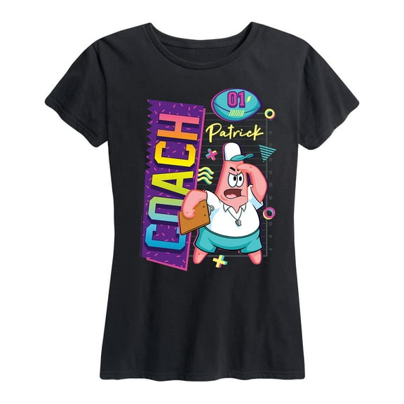 SpongeBob SquarePants - Coach Patrick - Women's Short Sleeve Graphic T-Shirt