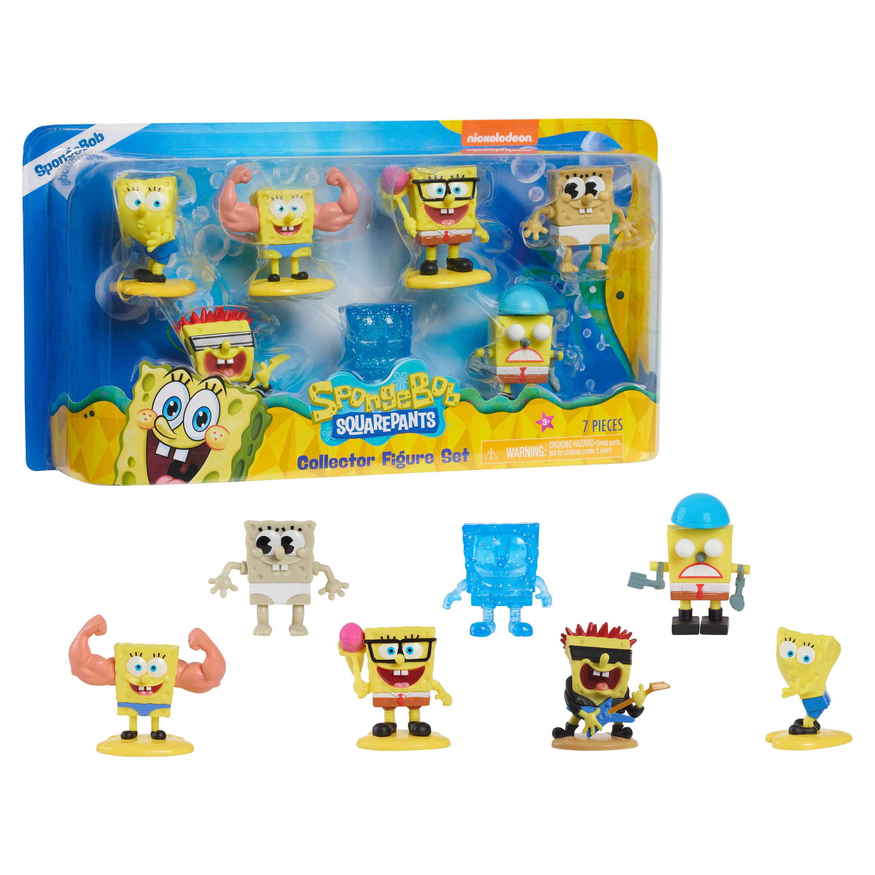 SpongeBob SquarePants Collectible Figure Set, Kids Toys for Ages 3 Up,  Gifts and Presents