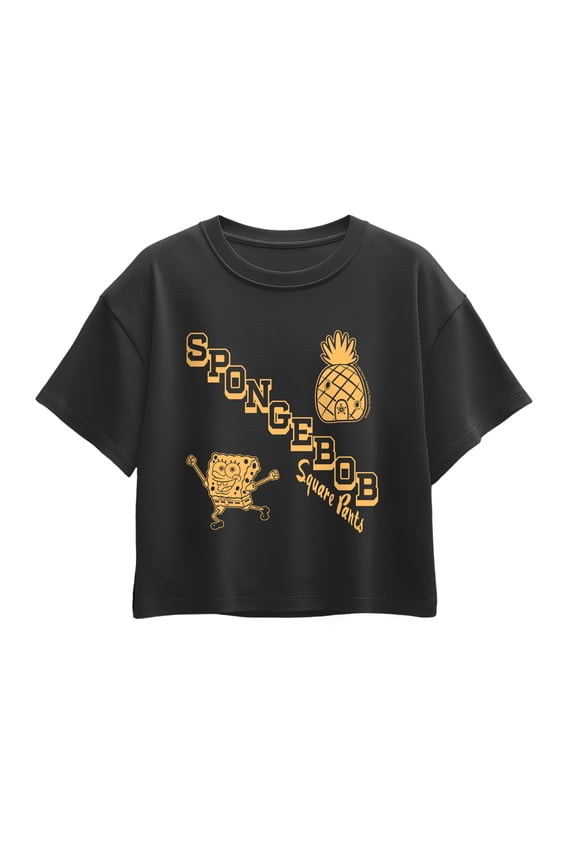 - Collegiate Icons - Youth Girls Boxy T-Shirt