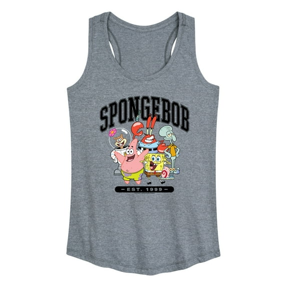 SpongeBob SquarePants - Collegiate - Women's Racerback Tank Top