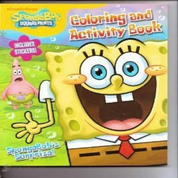 SpongeBob SquarePants Coloring & Activity Book (Includes Stickers) ~ SpongeBob's Surprise