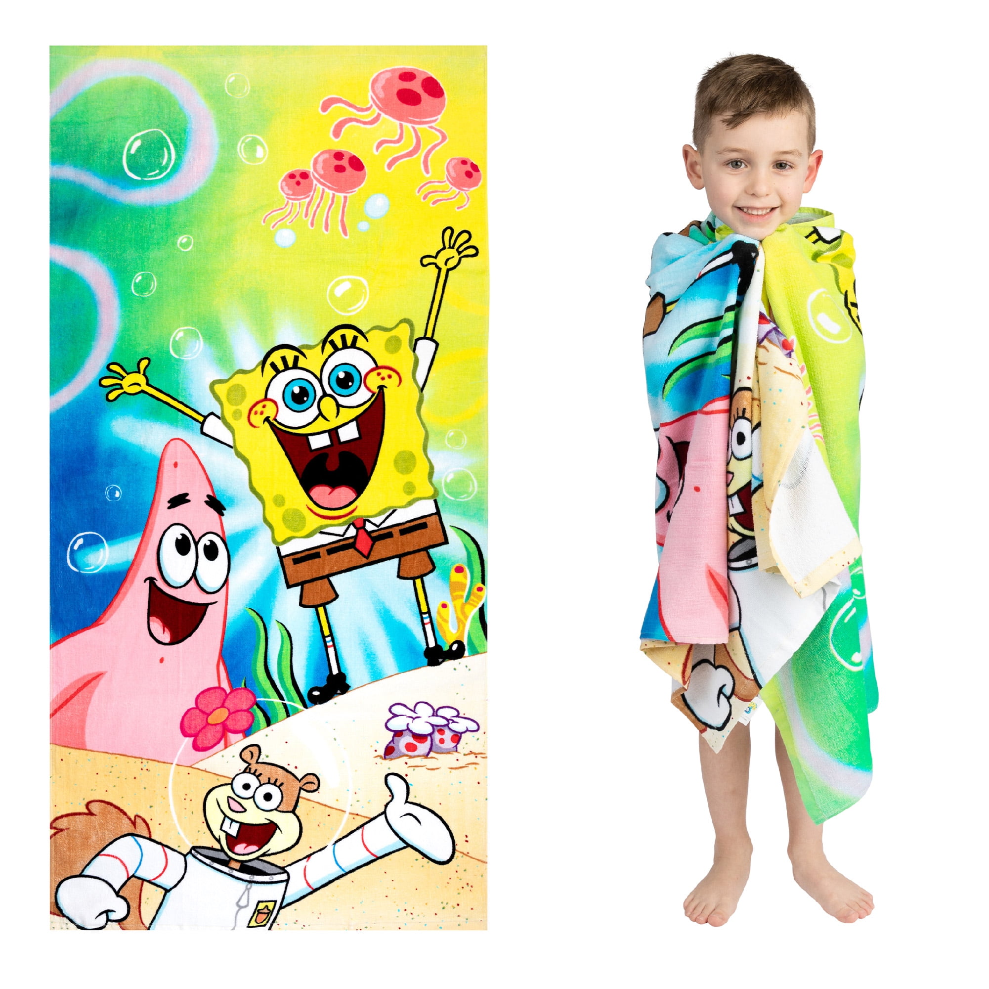 SpongeBob SquarePants Cotton Beach Towel, 28" x 58"
