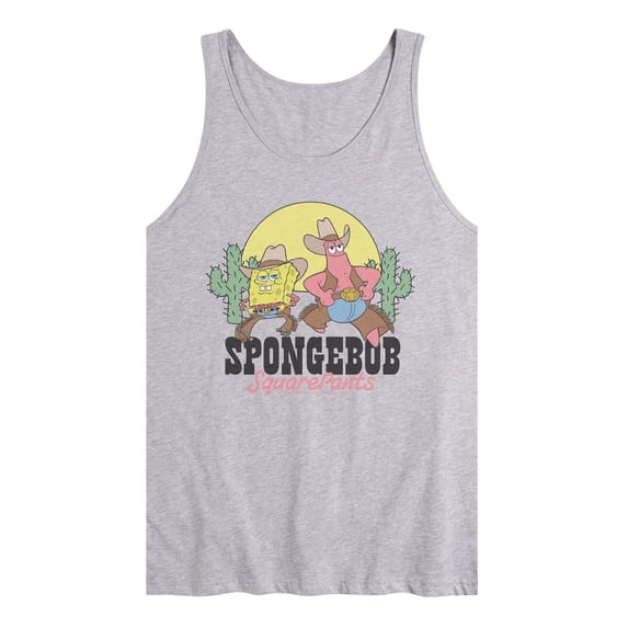 SpongeBob SquarePants - Cowboy - Men's Sleeveless Graphic Tank