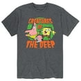 thumbnail image 1 of SpongeBob SquarePants - Creatures Of The Deep Spongebob, Gary, and Patrick - Men's Short Sleeve Graphic T-Shirt, 1 of 5