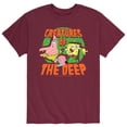thumbnail image 1 of SpongeBob SquarePants - Creatures Of The Deep Spongebob, Gary, and Patrick - Men's Short Sleeve Graphic T-Shirt, 1 of 5