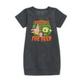 thumbnail image 1 of SpongeBob SquarePants - Creatures Of The Deep - Toddler And Youth Girls Fleece Dress, 1 of 5