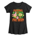 thumbnail image 1 of SpongeBob SquarePants - Creatures Of The Deep - Toddler And Youth Girls Short Sleeve Graphic T-Shirt, 1 of 6
