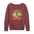 thumbnail image 1 of SpongeBob SquarePants - Creatures Of The Deep - Women's Lightweight French Terry Long Sleeve Shirt, 1 of 6