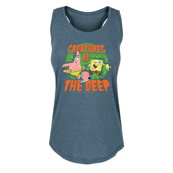 SpongeBob SquarePants - Creatures Of The Deep - Women's Racerback Tank Top
