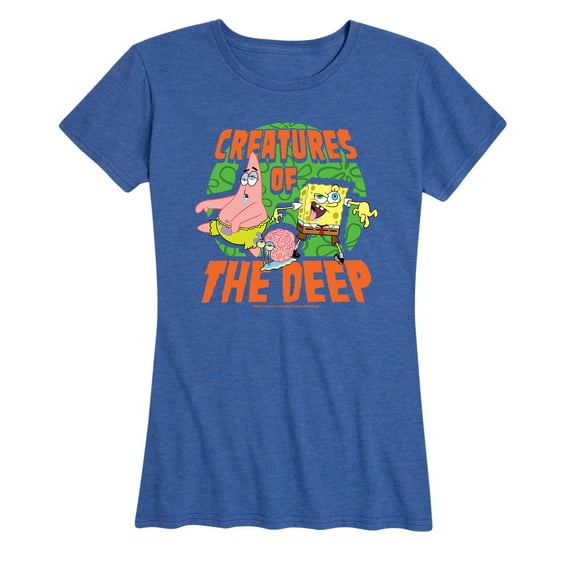 SpongeBob SquarePants - Creatures Of The Deep - Women's Short Sleeve Graphic T-Shirt