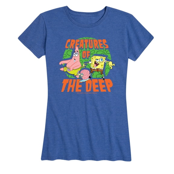 SpongeBob SquarePants - Creatures Of The Deep - Women's Short Sleeve Graphic T-Shirt