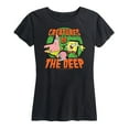 thumbnail image 1 of SpongeBob SquarePants - Creatures Of The Deep - Women's Short Sleeve Graphic T-Shirt, 1 of 6