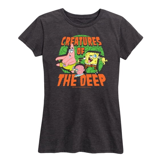 SpongeBob SquarePants - Creatures Of The Deep - Women's Short Sleeve Graphic T-Shirt
