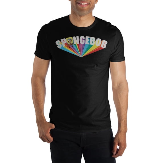 SpongeBob SquarePants Crew Neck Short-Sleeve T-shirt-Small