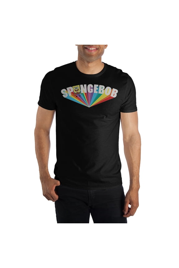 SpongeBob SquarePants Crew Neck Short-Sleeve T-shirt-X-Large