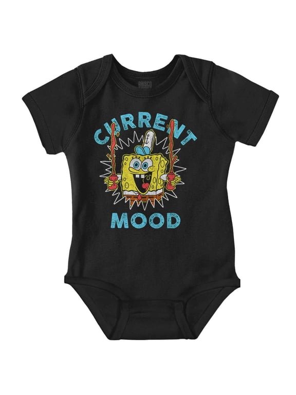 Current Mood Gender Neutral Printed Baby Bodysuit Brisco Brands 12M