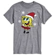 thumbnail image 1 of SpongeBob SquarePants - Cute Santa Spongebob Christmas - Men's Short Sleeve Graphic T-Shirt, 1 of 6