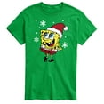thumbnail image 1 of SpongeBob SquarePants - Cute Santa Spongebob Christmas - Men's Short Sleeve Graphic T-Shirt, 1 of 6