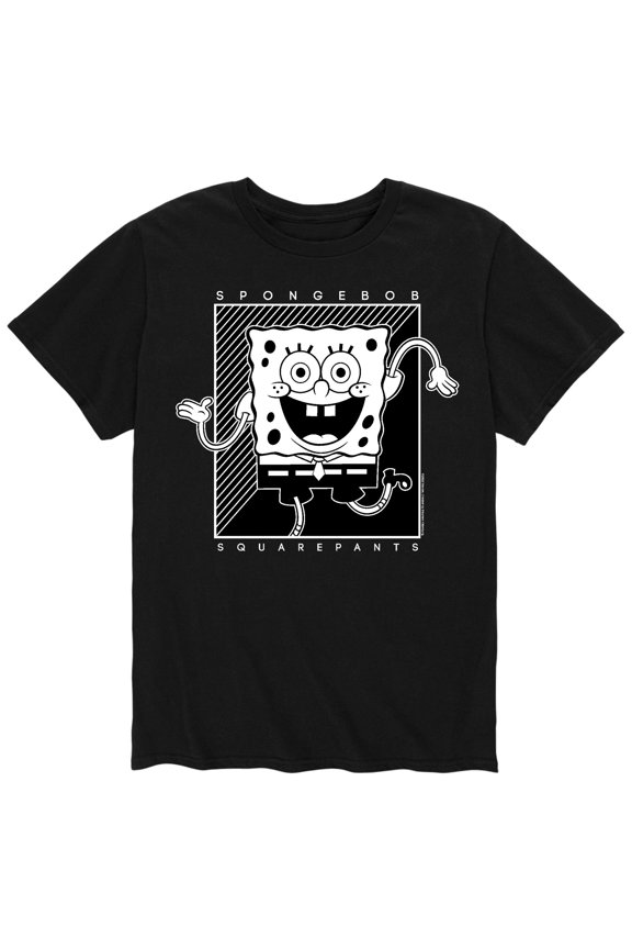 - Dancing Spongebob - Men's Short Sleeve Graphic T-Shirt