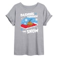 thumbnail image 1 of SpongeBob SquarePants - Dashing Through The Snow - Juniors Ideal Flowy Muscle T-Shirt, 1 of 6