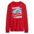 thumbnail image 1 of SpongeBob SquarePants - Dashing Through The Snow - Men's Long Sleeve T-Shirt, 1 of 5