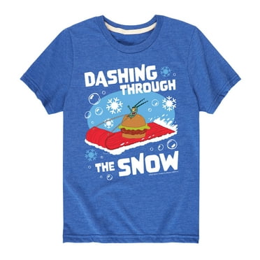 SpongeBob SquarePants - Dashing Through The Snow - Toddler And Youth Short Sleeve Graphic T-Shirt