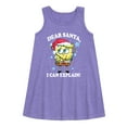 thumbnail image 1 of SpongeBob SquarePants - Dear Santa - Toddler and Youth Girls A-line Dress, 1 of 5