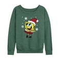 thumbnail image 1 of SpongeBob SquarePants - Dear Santa - Women's Lightweight French Terry Long Sleeve Shirt, 1 of 6
