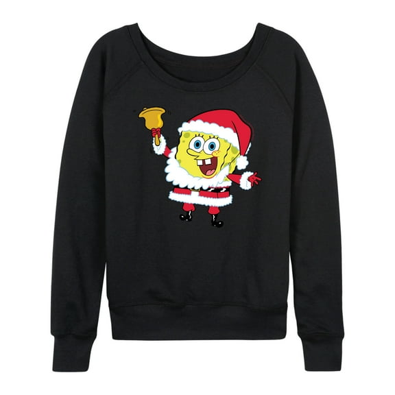 SpongeBob SquarePants - Dear Santa - Women's Lightweight French Terry Long Sleeve Shirt