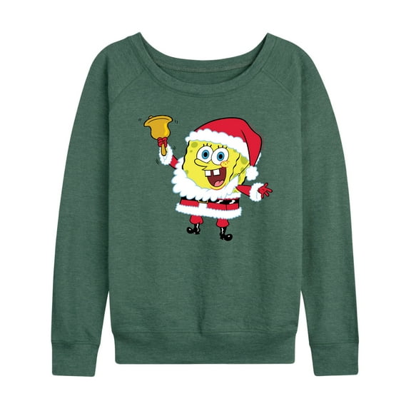 SpongeBob SquarePants - Dear Santa - Women's Lightweight French Terry Long Sleeve Shirt