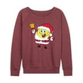 thumbnail image 1 of SpongeBob SquarePants - Dear Santa - Women's Lightweight French Terry Long Sleeve Shirt, 1 of 6