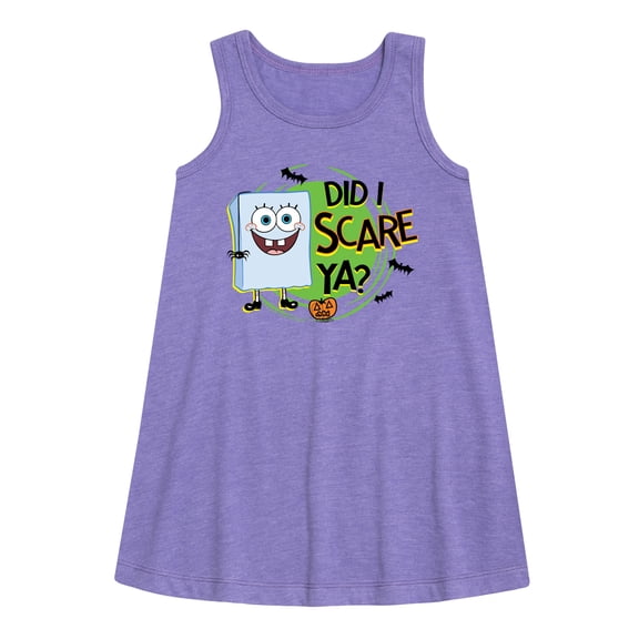SpongeBob SquarePants - Did I Scare Ya - Girls Aline Dress