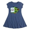 thumbnail image 1 of SpongeBob SquarePants - Did I Scare Ya - Girls Fit And Flare Cap Sleeve Dress, 1 of 1