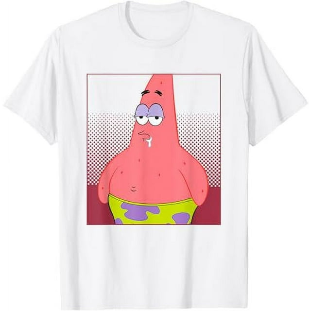 SpongeBob SquarePants Drooling Patrick Star Portrait T-Shirt - Walmart.com