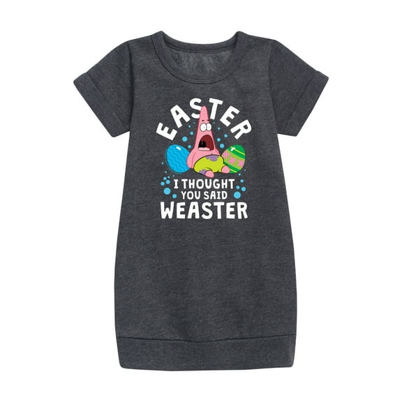 SpongeBob SquarePants - Easter Weaster - Toddler And Youth Girls Fleece Dress